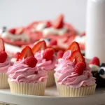 Strawberry Vanilla Cupcakes with Fresh Strawberry Filling: Aesthetic, Moist & Instagram-Worthy Dessert Recipe