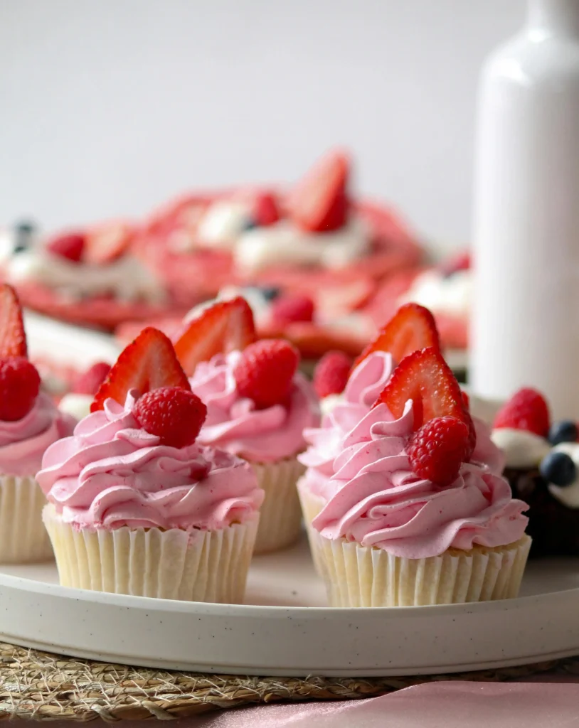Strawberry Vanilla Cupcakes with Fresh Strawberry Filling: Aesthetic, Moist & Instagram-Worthy Dessert Recipe